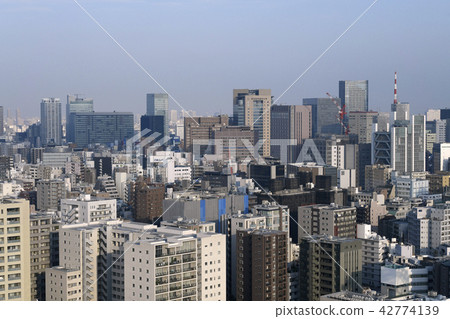 東京都市風景在日本，例如東京醫療和牙科大學，看下來都市風景 42774139