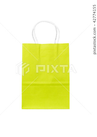 Ecological recycling Green Shopping paper Bag, Ecological recycling Green Shopping paper Bag, 42774155