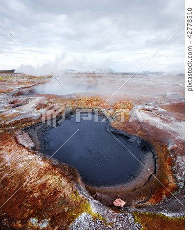 Solar panel on blue sky background 42778510