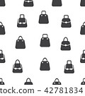 seamless pattern with bag icon 42781834