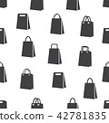 seamless pattern with bag icon 42781835