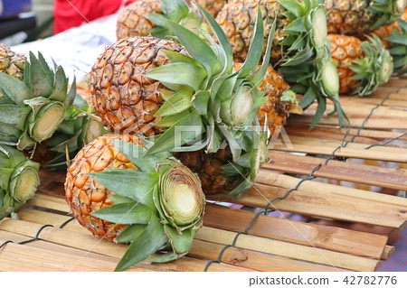 pineapple on street food pineapple on street food 42782776