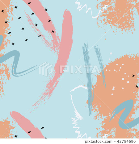 Brushstroke navy blue hand drawn pattern. Abstract violet navy creative templates, cards, color Brushstroke navy blue hand drawn pattern. Abstract violet navy creative templates, cards, color 42784690