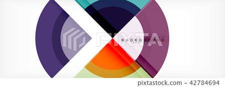 Vector circular geometric abstract background Vector circular geometric abstract background 42784694