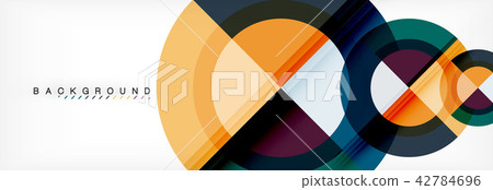 Vector circular geometric abstract background Vector circular geometric abstract background 42784696