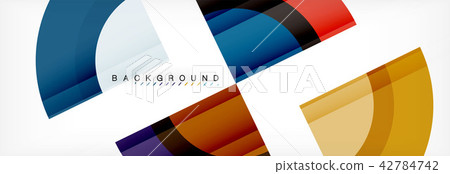 Vector circular geometric abstract background Vector circular geometric abstract background 42784742