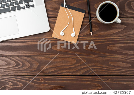 Business background with modern computer Business background with modern computer 42785507