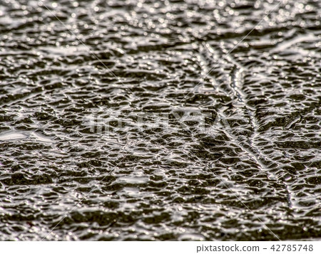 Cracked glacier ice in close detail. Natural ice Cracked glacier ice in close detail. Natural ice 42785748