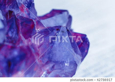 Crystal stone macro mineral surface 42786917