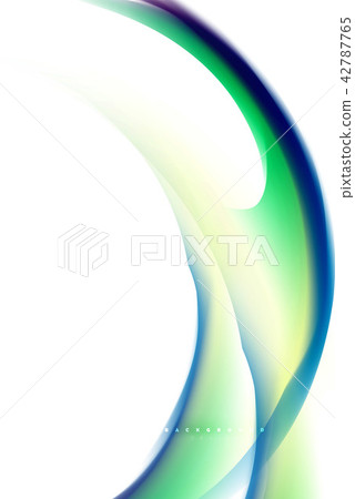Holographic paint explosion design, fluid colors flow, colorful storm. Liquid mixing colours motion 42787765