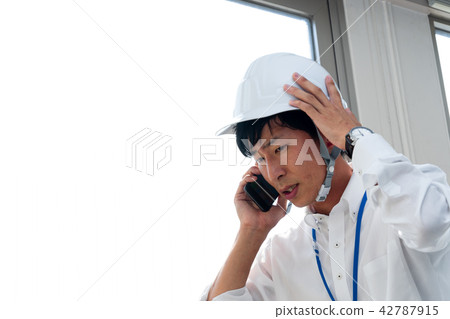 Disaster prevention image Safety confirmation 42787915