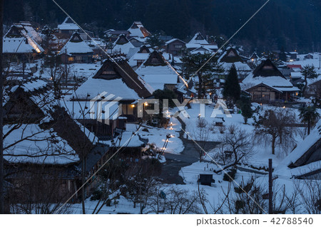 Kyoto prefecture Miyama Kayabuki no Sato light up 42788540