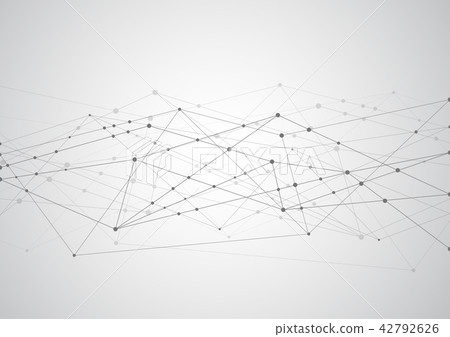 Abstract connecting dots and lines - Stock Illustration [42792626] - PIXTA
