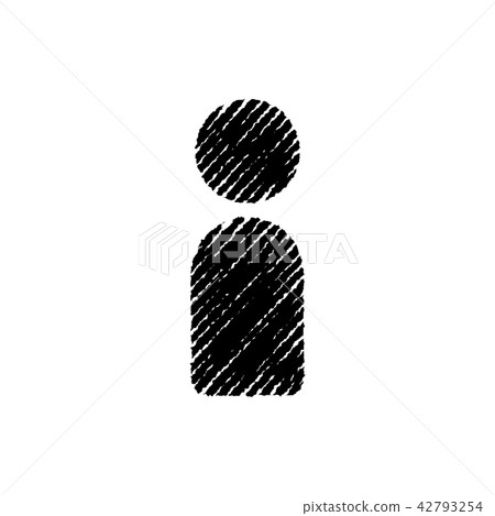 Shaped figure / icon (person / person) 42793254