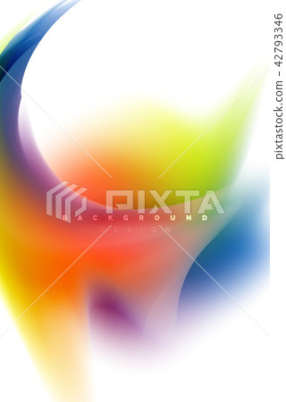 Holographic paint explosion design, fluid colors flow, colorful storm. Liquid mixing colours motion Holographic paint explosion design, fluid colors flow, colorful storm. Liquid mixing colours motion 42793346