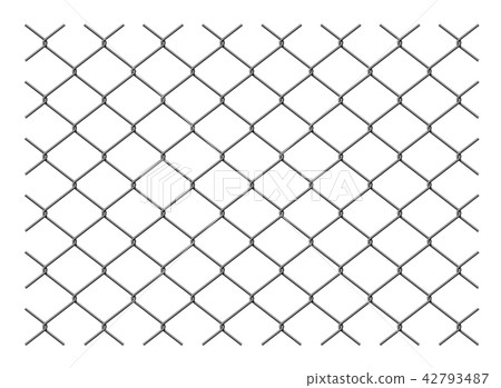 鐵絲網·柵欄背景材料 42793487