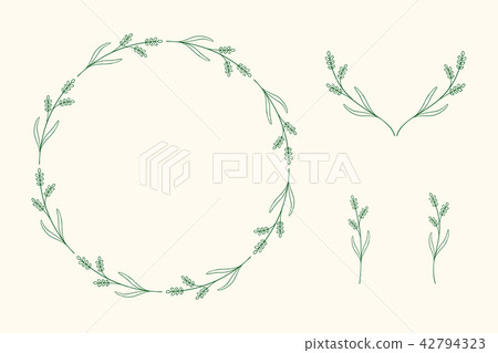 Frame Source, Plant Frame Design Vector Illustration 16 42794323