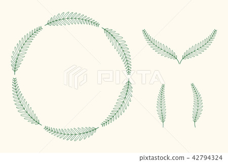 框架來源，植物框架設計傳染媒介例證17 42794324