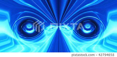 Vibrant and detailed digital eye texture background (high resolution 3D CG rendering ∕ coloring illustration) 42794658