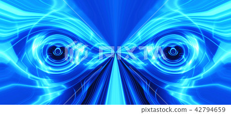 Vibrant and detailed digital eye texture background (high resolution 3D CG rendering ∕ coloring illustration) 42794659