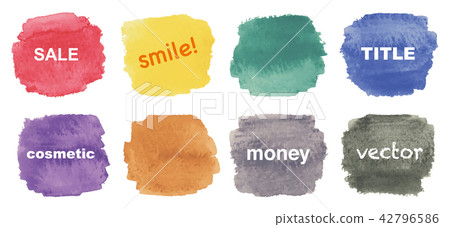 Watercolor background material round Watercolor background material round 42796586