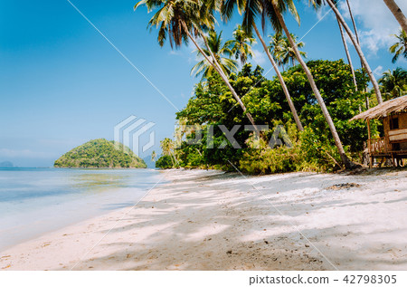 Tropical island beach landscape, El-Nido, Palawan, Philippines 42798305