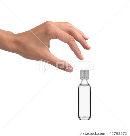 Hand pose like picking something isolated on white Hand pose like picking something isolated on white 42798972