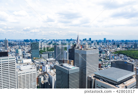 A view from the Tokyo Metropolitan Government Tokyo center streets 42801017