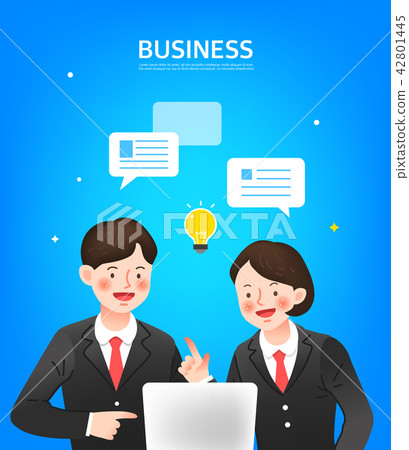 Business situation illustration 42801445