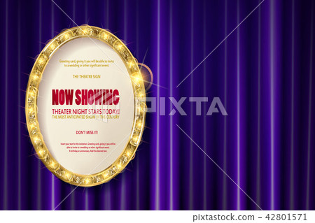 Oval Golden frame Oval Golden frame 42801571