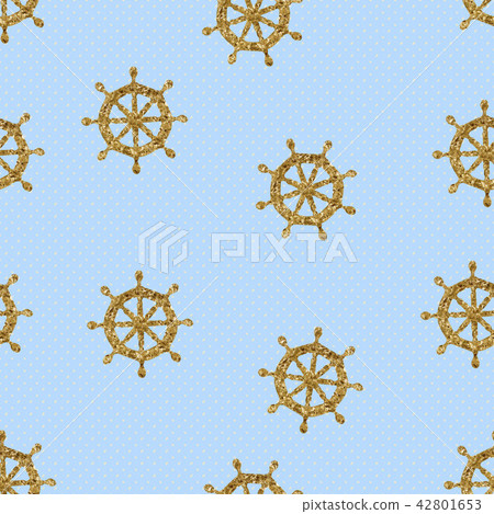 seamless pattern gold wheels seamless pattern gold wheels 42801653