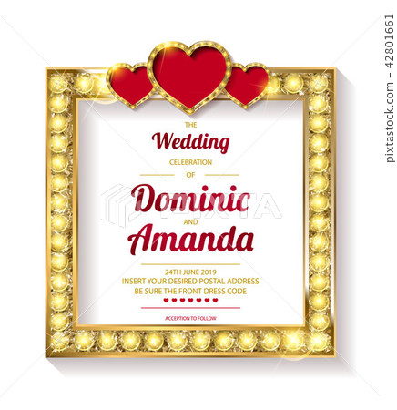 Wedding invitation, thank you card, Wedding invitation, thank you card, 42801661