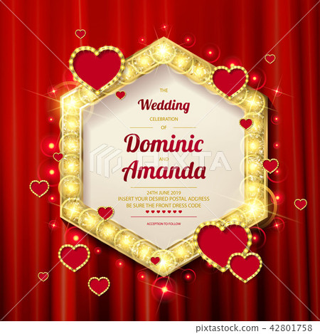 Wedding invitation card Wedding invitation card 42801758