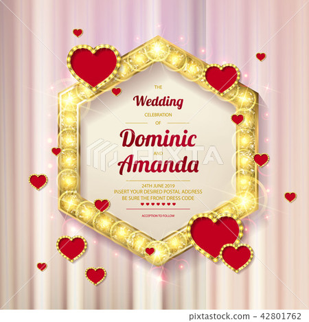 Wedding invitation card Wedding invitation card 42801762
