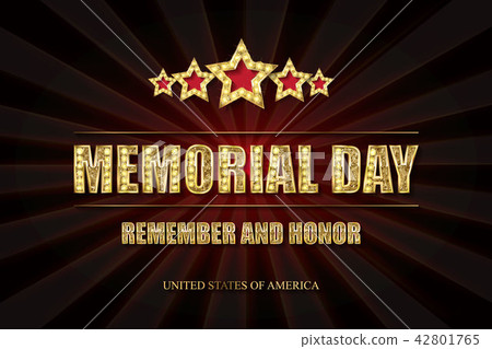 Memorial day background vector art 42801765