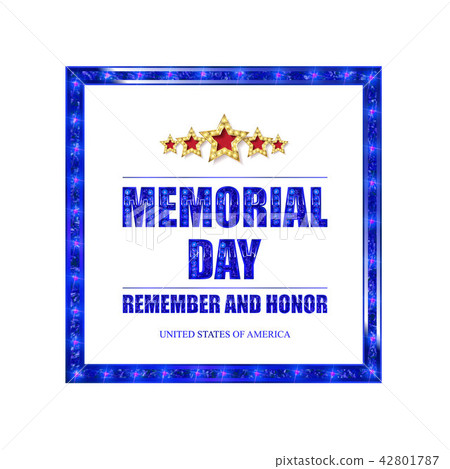 Memorial day background vector art - Stock Illustration [42801787] - PIXTA
