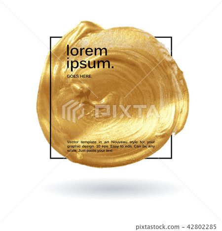 Golden acrylic background with black frame Golden acrylic background with black frame 42802285