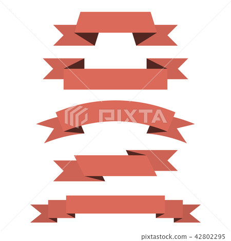 Red paper scrolls. Set Red paper scrolls. Set 42802295