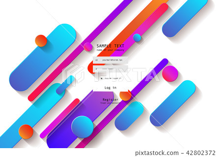 Landing page template. 42802372