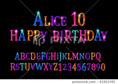 Alice 10 font children's 42802495