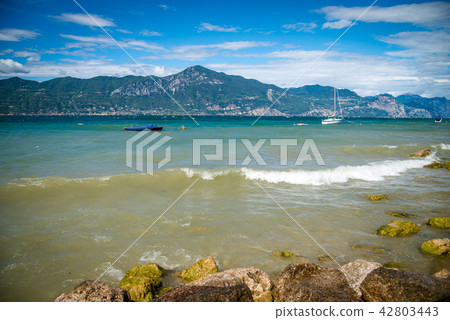 yachts on the lake yachts on the lake 42803443