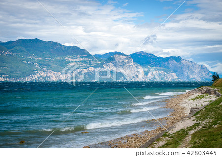 Lake Garda is the largest lake in Italy Lake Garda is the largest lake in Italy 42803445