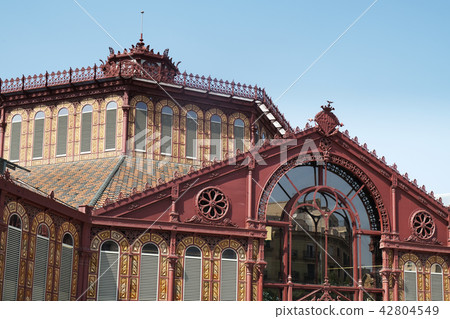 Mercat de Sant Antoni market in Barcelona, Spain 42804549