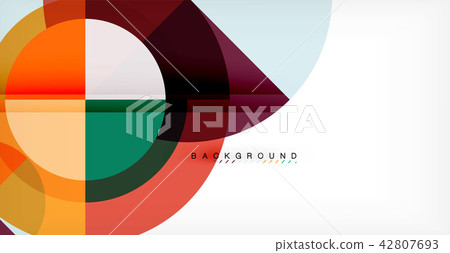 Vector circle abstract background 42807693