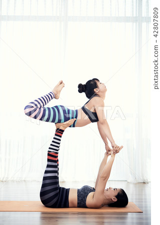 Yoga with partner Yoga with partner 42807809
