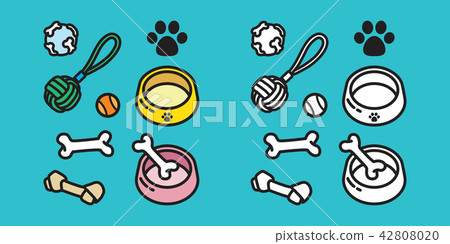 dog vector icon toy puppy dog paw bone cartoon dog vector icon toy puppy dog paw bone cartoon 42808020