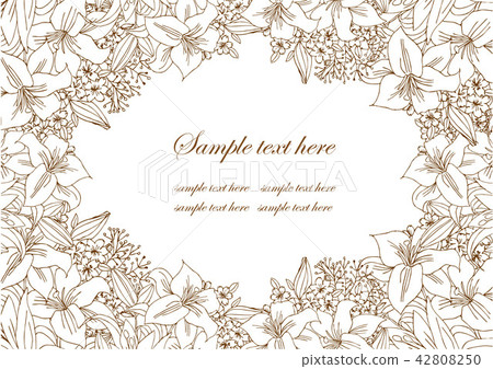 尤里的線條藝術框架 42808250