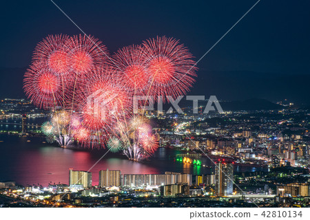 Biwako Large Fireworks Festival Yumeimi is from the Observatory Biwako Large Fireworks Festival Yumeimi is from the Observatory 42810134