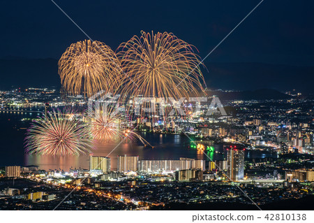 Biwako Large Fireworks Festival Yumeimi is from the Observatory 42810138