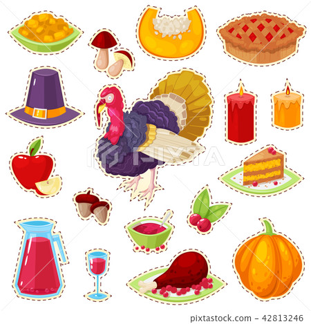 stickers for thanksgiving day stickers for thanksgiving day 42813246